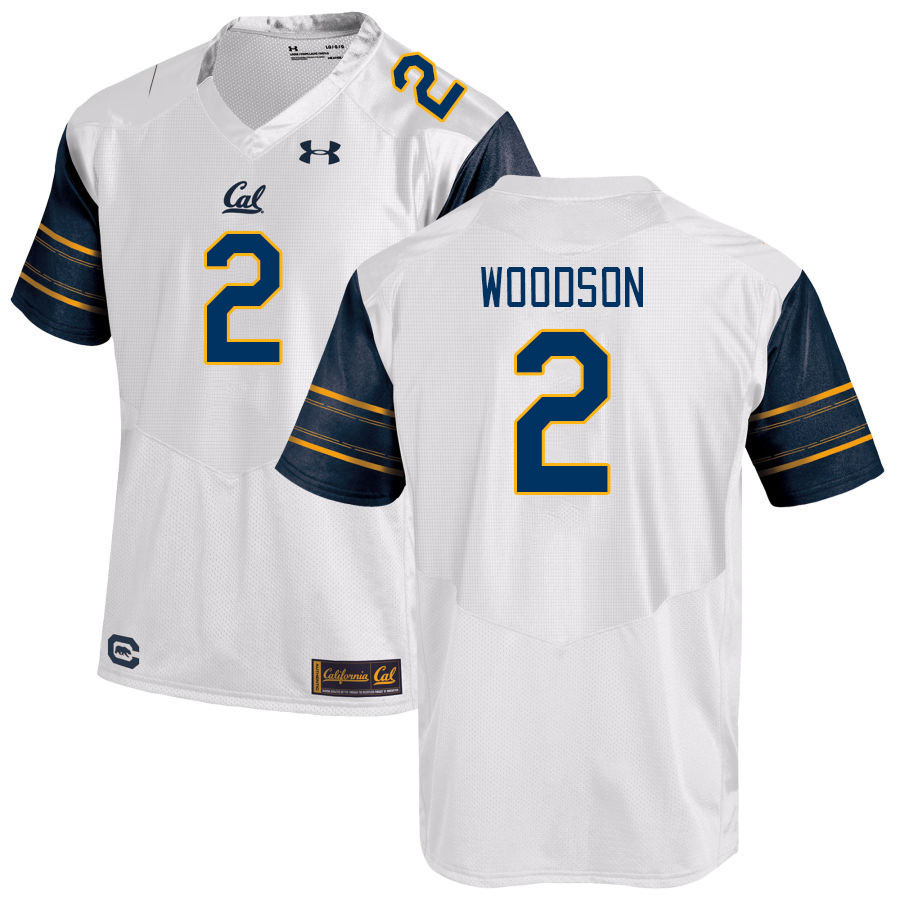 Men #2 Craig Woodson California Golden Bears College Football Jerseys Stitched Sale-White